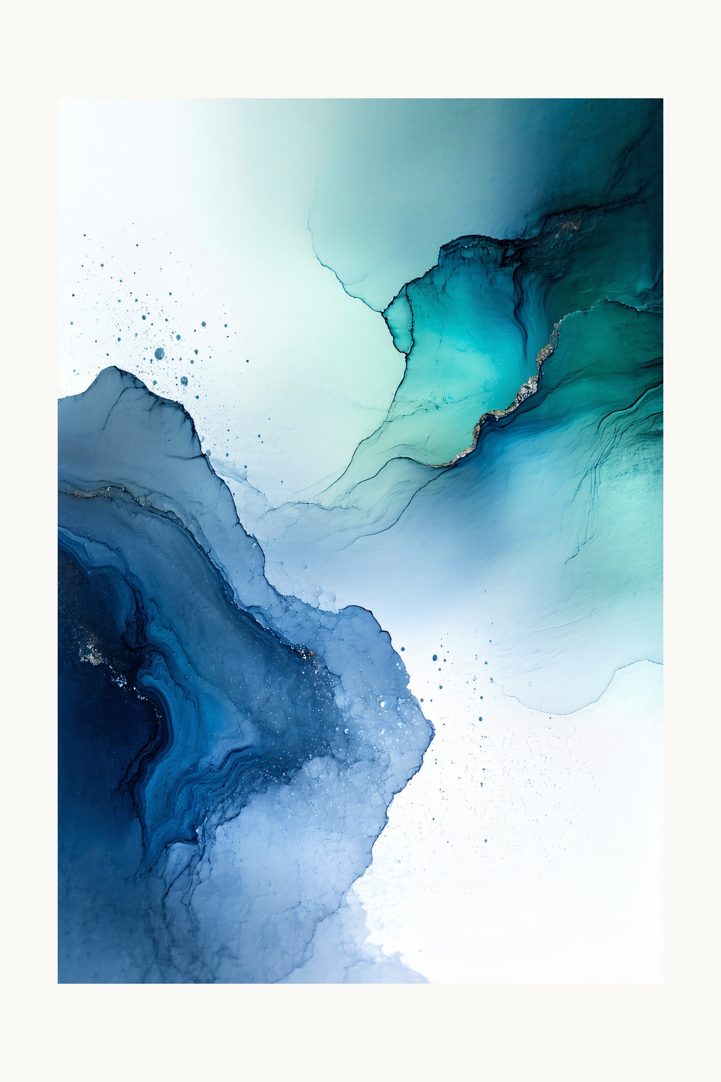 Cool Serenity — abstract wall art