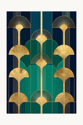 Golden Deco — abstract wall art